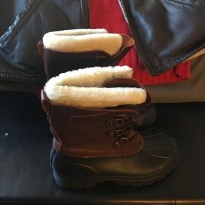 Polo Ralph Lauren shearling lined winter boots